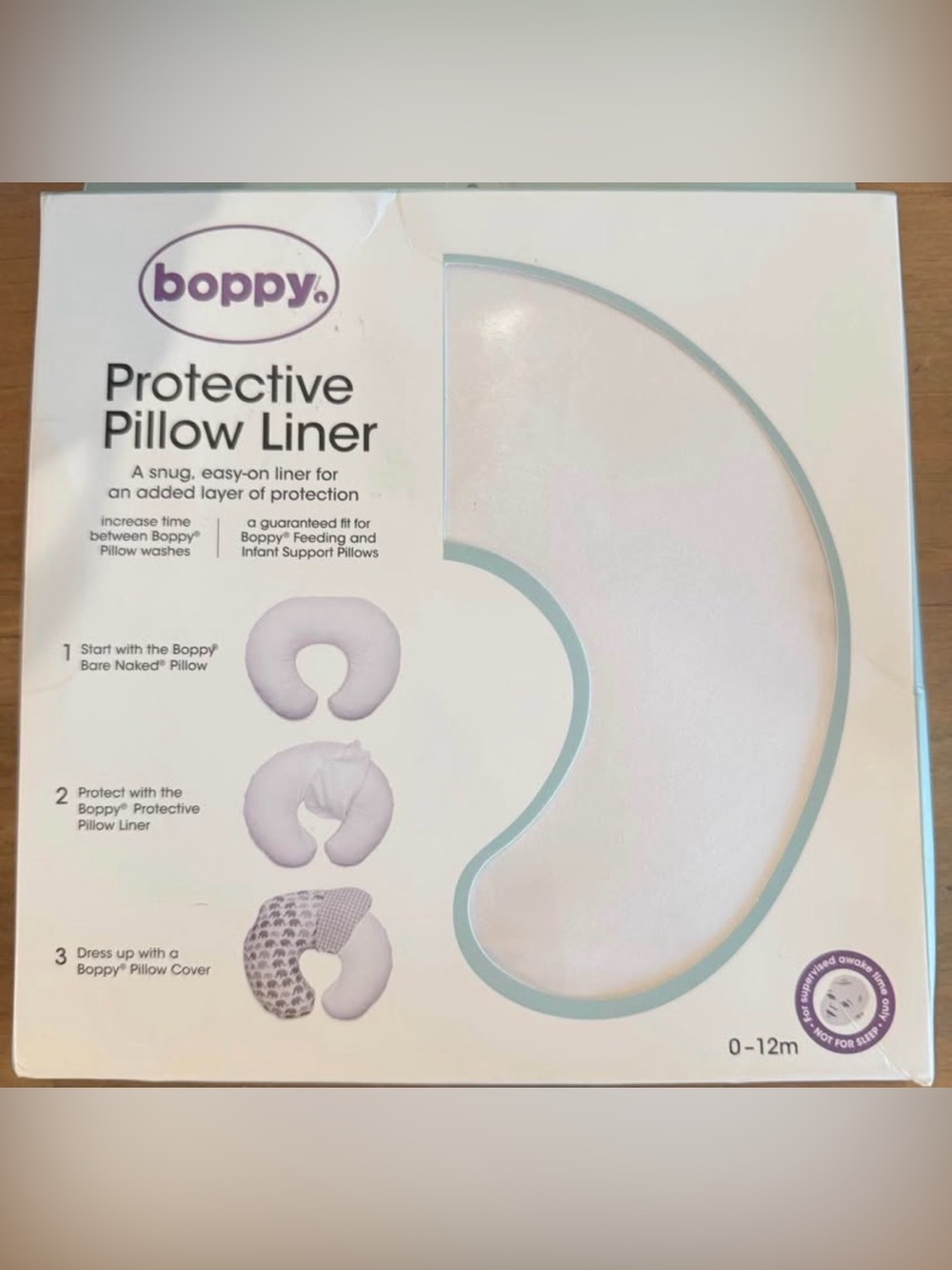 NWT Boppy Protective Pillow Liner